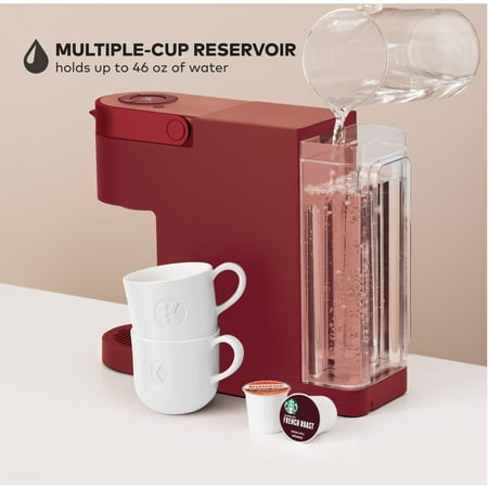 Keurig - K-Slim Single-Serve K-Cup Pod Coffee Maker - Scarlet Red