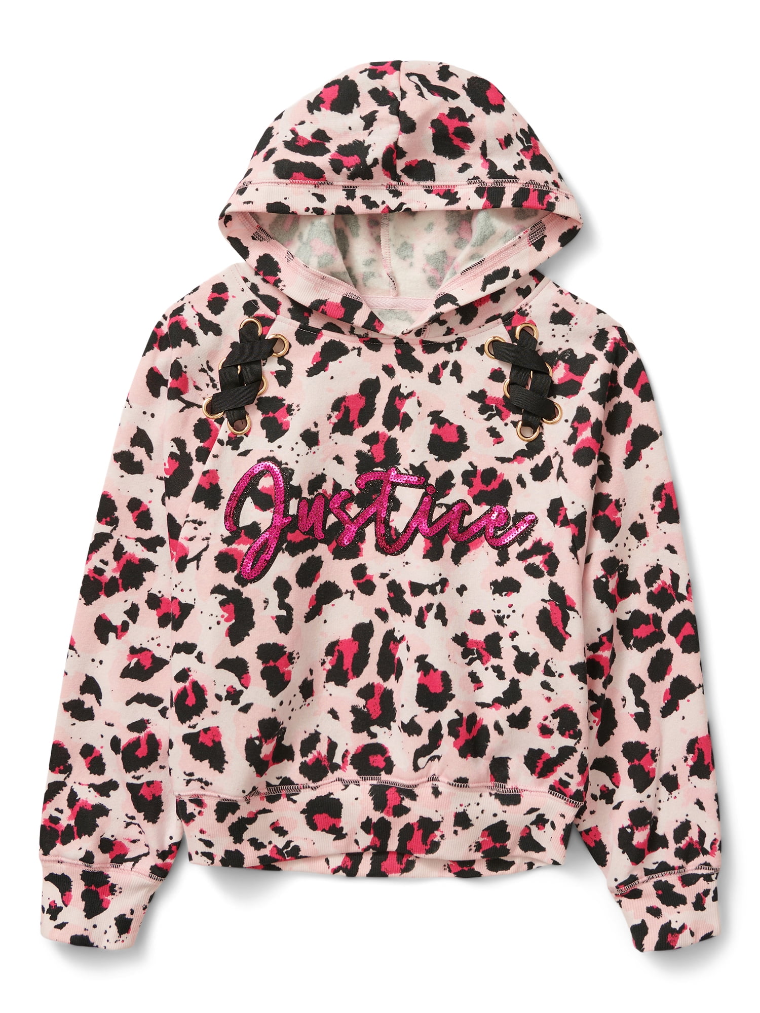 Justice Girls Collection X Lace Up Sweatshirt, Sizes XS-XLP
