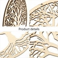 thumbnail image 3 of SWETRACE 1Pc Golden Tree of Life Pendant Wooden Plastic Decorations for Bedroom 11.8X11.8X0.2in, 3 of 8