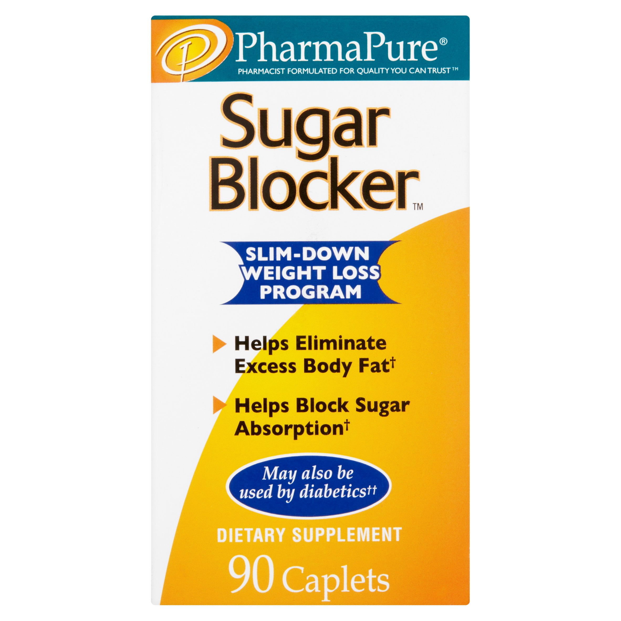 PharmaPure Sugar Blocker Weight Loss Supplement, 90 Capsules