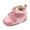 Pink, variant on Versatile Solid Baby Sneakers Winter Thickened Soft Sole Children Girls Boys Warm Short Boots, 12-18 Months, Black