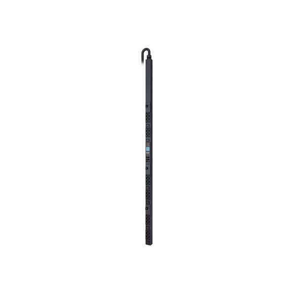 APC Metered Rack PDU - Power distribution unit (rack-mountable) - AC 208 V - 10 kW - 3-phase - Ethernet 10/100, RS-232 - output connectors: 42 - 0U - Canada, United States - black - for P/N: SMX1000C, SMX1500RM2UC, SMX1500RM2UCNC, SMX750C, SMX750CNC, SRT5KRMXLW-TW