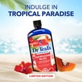 thumbnail image 3 of Dr Teal's Hawaiian Bliss Foaming Bath with Epsom Salt and Alaea Red Sea Salt, 34 fl oz, 3 of 10