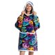thumbnail image 1 of Sudadera con capucha y manta cálida de invierno con mangas, sudadera con manta usable gruesa de gran tamaño, sudadera con capucha gigante de franela polar Sherpa, 1 of 6