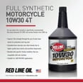 thumbnail image 5 of Red Line 42304 10W30 Synthetic Motorcycle Motor Oil - 1 Quart, 5 of 8