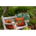 thumbnail image 5 of 20" x 20" Simply Daisy Rare Swallowtail Indoor/Outdoor Pillow, Perfect Orange Qty 1, 5 of 6