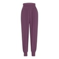 thumbnail image 5 of BLVB Women's Yoga Joggers Cozy Sweatpants with Pockets Casual Loose Comfy High Waisted Lounge Pants Trousers, 5 of 6