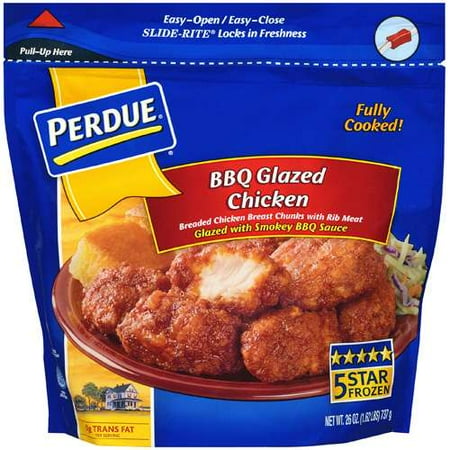 Perdue: Breaded Breast W/Smokey Bbq Sauce Bbq Glazed Chicken, 26 oz