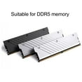 thumbnail image 3 of DDR5 Heatsink RAM Cooler DDR5 Memory Heatsink Heat Sink Aluminum Alloy Cooler for Module with Heat Dissipation Sticker, 3 of 7