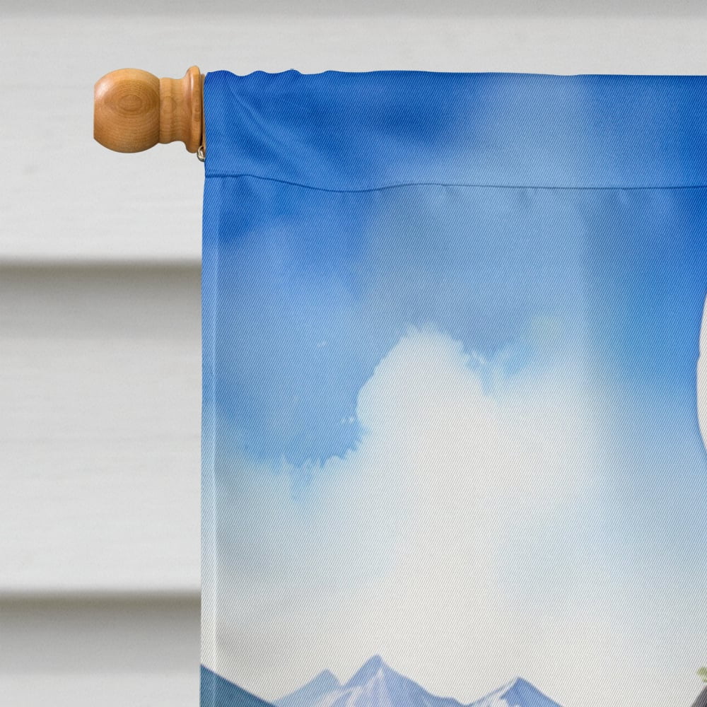 Greater Swiss Mountain Dog Easter Egg Hunt House Flag 28 in x 40 in