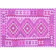 thumbnail image 1 of Ahgly Company Indoor Rectangle Oriental Purple Traditional Area Rugs, 3' x 5', 1 of 4