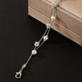 thumbnail image 4 of Sophisticated Two Layer Pearls Bracelet Exquisite Pearls and Rhinestones Bracelet Accessory for Enhancing Any Outfit, 4 of 4