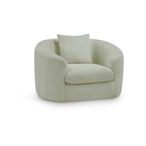 Meridian Furniture Penelope Mint Chenille Fabric Chair