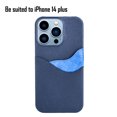 thumbnail image 2 of Desiderio Con soporte y ranura para tarjetas de doble capa、Adecuado para funda de cuero para teléfono móvil Apple,azul, 2 of 5