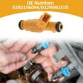 thumbnail image 2 of Unique Bargains 1 Pc No.0280156096/032906031D Fuel Injector for Seat Ibiza 1.6 2004-2009, 2 of 7