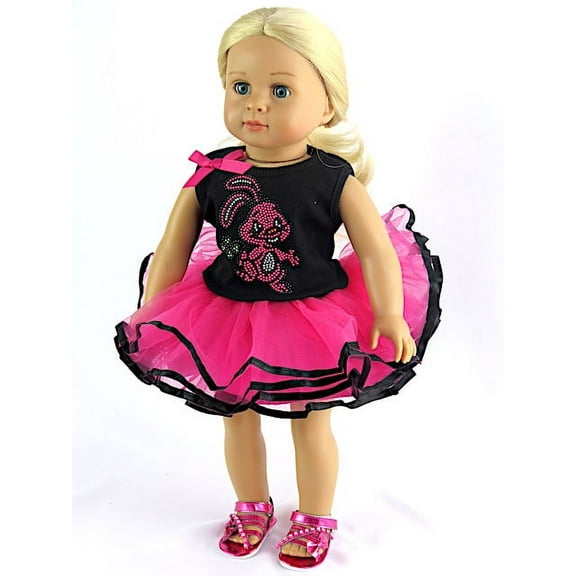 Bunny Tutu Outfit For 18 Inch Dolls