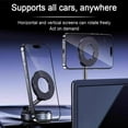 thumbnail image 4 of Bangben Magnetic Car Phone Mount, MagSafe Compatible with Adapter Ring,  360° Adjustable Angles Car Holder for Cell Phones, Black, 4 of 9