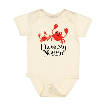 

Inktastic I Love My Nonno Gift Baby Boy or Baby Girl Bodysuit