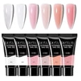 thumbnail image 2 of LILYCUTE 6botellas Juego De Gel De Extensión De Uñas Rosa Blanco Claro Rápido UV LED Kit 10ml Gao Jinjia unisex, 2 of 2