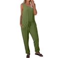 thumbnail image 1 of HBFAGFB Rompers for Women 2024 Spring and Summer Short Sleeved Wide Leg Pants Jumpsuit AG Size M, 1 of 3