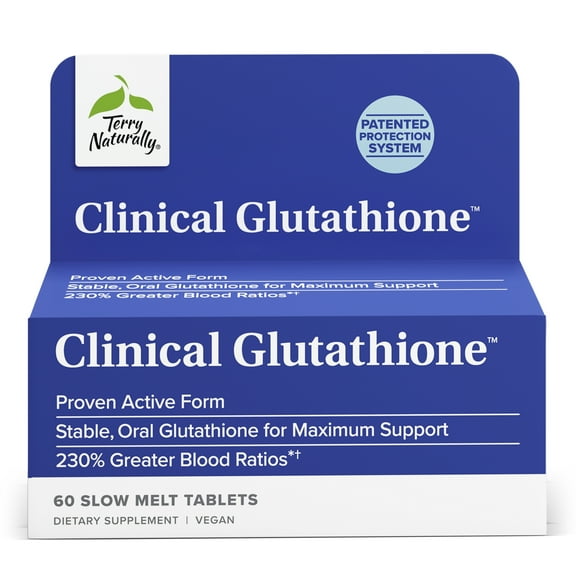 Terry Naturally Clinical Glutathione - 60 Slow Melt Tablets