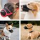 thumbnail image 5 of Bozal de nailon para perro, 2 piezas, suave, ajustable, transpirable, bozal antimordeduras para perros pequeños, medianos y grandes (M), 5 of 5