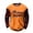 Orange, variant on XUANTAOO Toddler Halloween T Shirt Funny Pattern Orange Long Sleeve Pumpkin Ghost Print Tee Size 8-9 Years Boys Girls Clothes