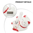 thumbnail image 3 of Solar-Powered Automatic Waving Lucky Cat Cashier Decoration Parent-Child Cat, 3 of 8
