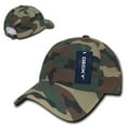thumbnail image 2 of Decky 239 6 Panel Low Profile Relaxed Ripstop Dad Hat-Woodland, 2 of 3