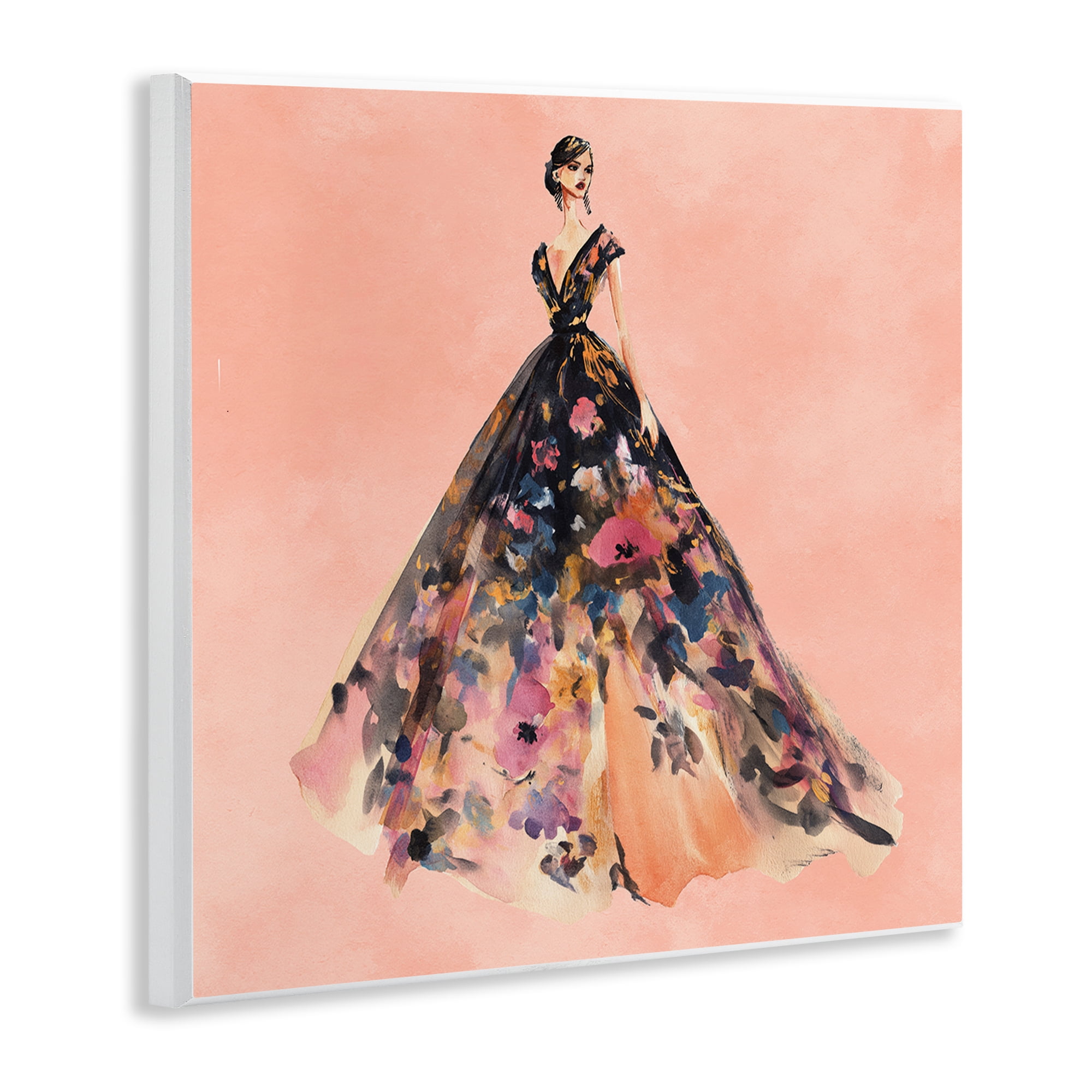 Stupell Industries Rose Gold Night Wall Plaque Art, design by Svetlana Aleynikova