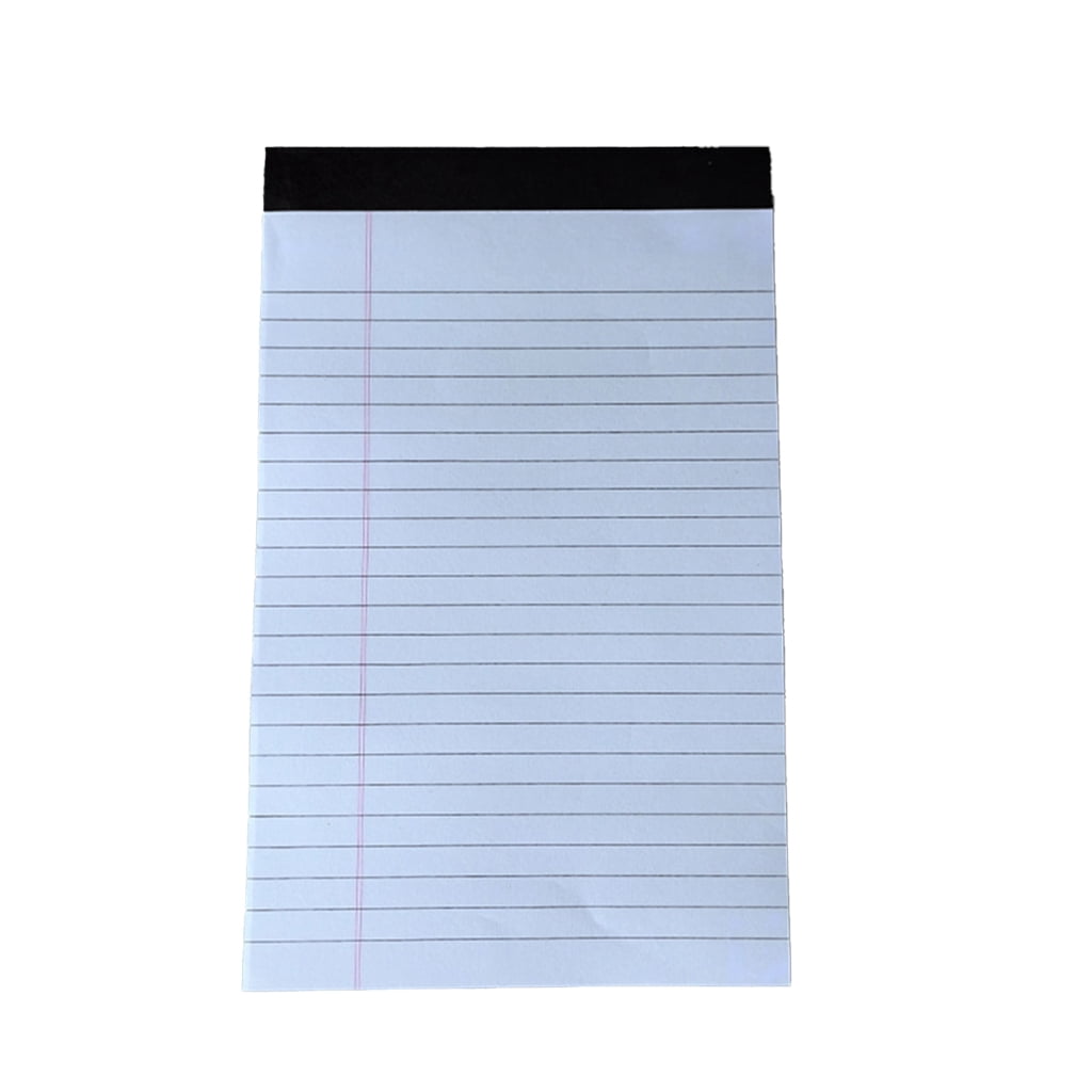 4Pcs Tearable Notepads for Noting, 50 Sheet Double Sided Lined Writing Pad