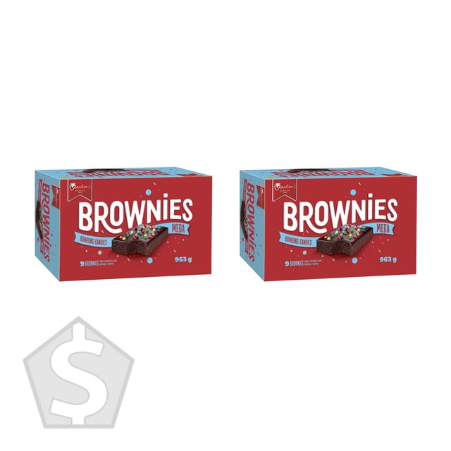 Vachon Brownies Méga, Lot de 9 - Lot de 2