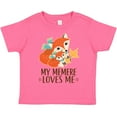 thumbnail image 3 of Inktastic My Memere Loves Me Fox Boys or Girls Toddler T-Shirt, 3 of 5
