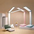 thumbnail image 3 of LED Desk Lamp 3 Level Dimmable Touch Night Light USB Rechargeable Eye Protection Foldable Desk Lamp Pink, 3 of 6