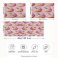 thumbnail image 2 of Yayeee Pillowcase Queen Size Set of 2 Satin Wrinkle Resistant Pillow Case, Light Pink Doughnuts, 2 of 8