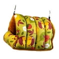 thumbnail image 2 of Winter Warm Bird Nest, Comfortable Hut ,Sleeping Bed Parrot Shed, Hideaway Cave Hanging Tent Hammock for Lovebirds Canaries Parakeets Yellow Medium, 2 of 6