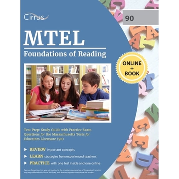 Pre-Owned MTEL Foundations of Reading Test Prep: Study Guide with Practice Exam Questions for the Massachusetts Tests for Educators Licensure (90) (Paperback) 1637981023 9781637981023