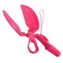 OUNONA Plastic Scissor Clamp Poop Scooper for Blue Durable Dog Waste Picker