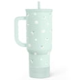 thumbnail image 1 of Vaso SANDJEST con mango de acero inoxidable Daisy de 40 onzas, 1 of 8