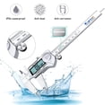 thumbnail image 2 of Calibrador digital Kynup 150 mm con pantalla LCD de acero inoxidable IP54, 2 of 6