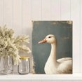 thumbnail image 2 of Qisvanset Framed Canvas Wall Art 12x16 Inch Goose Coquette Apartment Nursery Trendy Decor, 2 of 5