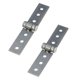 thumbnail image 1 of 2 uds. Bisagras plegables plateadas de 3 pulgadas, bisagras de acero inoxidable para puertas y ventanas de muebles, no se deforman fácilmente, larga vida útil, 1 of 5