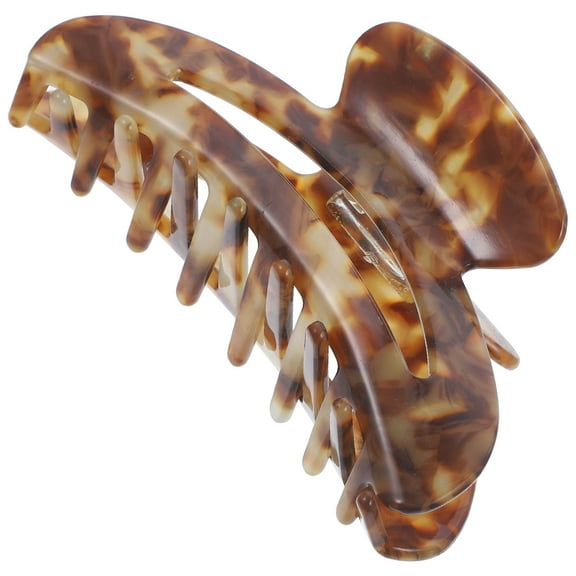 TINKSKY Hair Claw Clips Hair Clip for Girls Daily Wearing Dark Brown 1Pcs