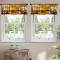 thumbnail image 2 of LALILO Kitchen Curtain Valance Saint Russia Golden Room State Rod Pocket Window Curtain 52"x 18" Set of 2, 2 of 5