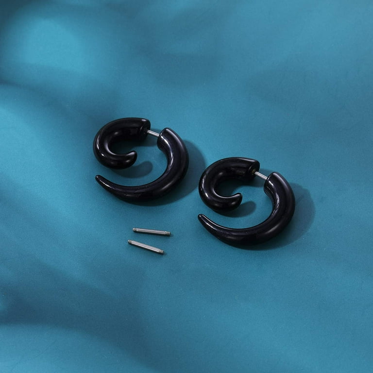 Fake stretcher earrings deals