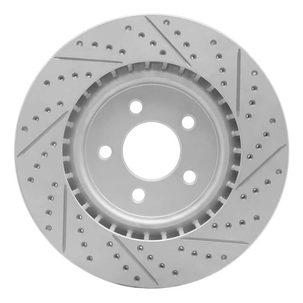 Dynamic Friction Company 830-54036L DFC Geoperformance Rotor - Drilled and Slotted