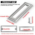 thumbnail image 2 of Tirador empotrado SNOMEL de aleación de zinc 11,5 x 4,5 cm, 2 of 7