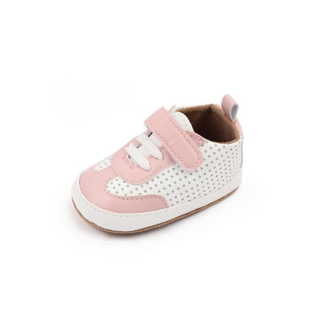 

Ritualay Girls Non-slip Low Top Toddler Shoe Indoor/Outdoor Breathable Round Toe Sneakers Walker Comfort Flat