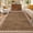 brown, variant on COZONY 10'x13' Modern Bordered Oversized Rug, Non-Slip Washable Low Pile Soft Carpet for Living & Dining Room, Brown