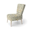 thumbnail image 3 of Designart "Simplicity In Yellow And Green Florals" Yellow Floral Upholstered Accent Chair - Cottage Arm Chair For Living Room, 3 of 7